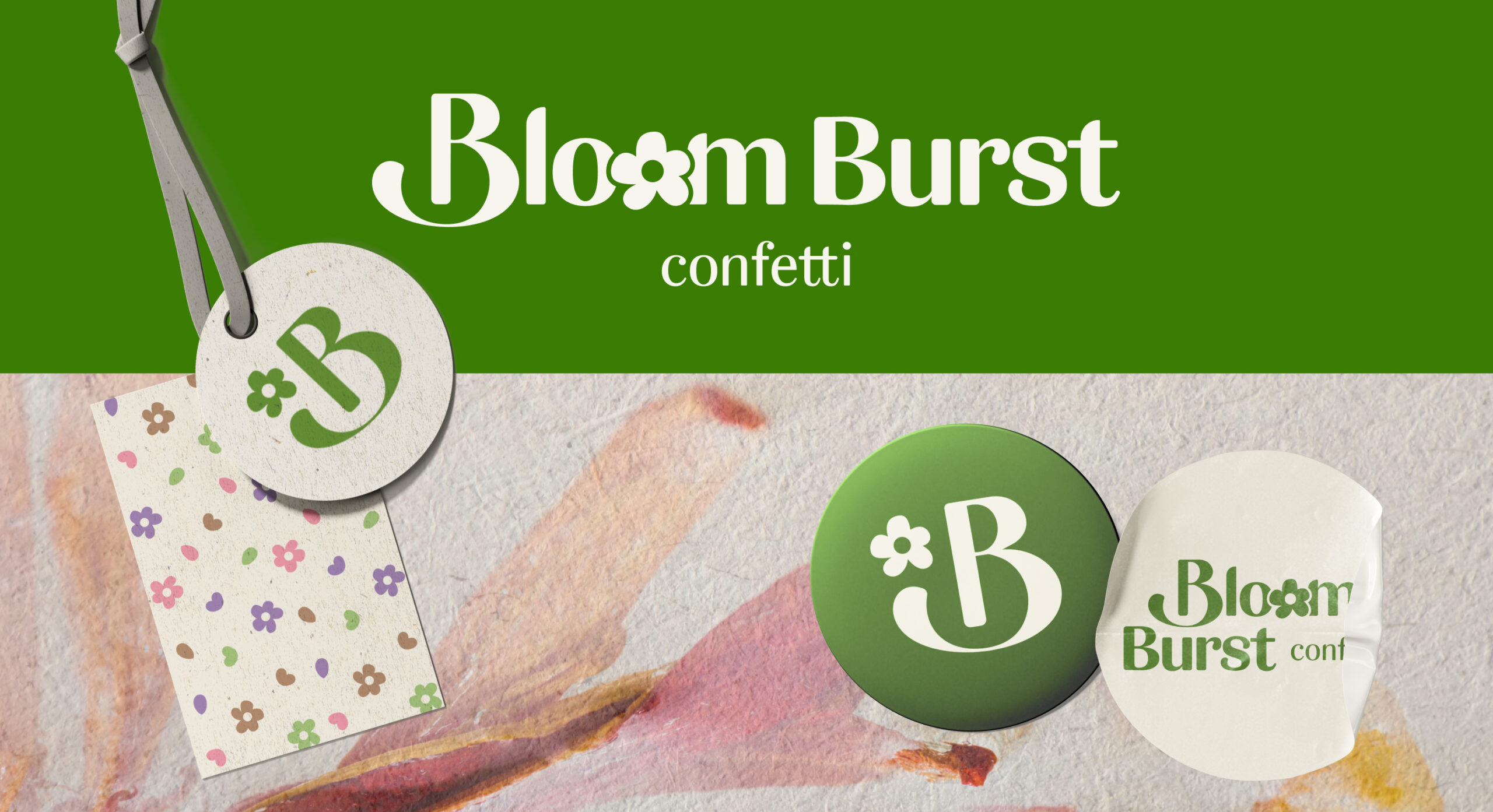 Bloom Burst Confetti Logoer