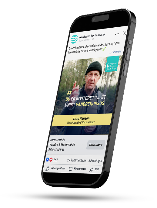 annonce fra Nordsøen Korte Kurser.